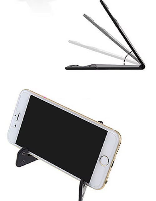 Load image into Gallery viewer, New  V Shape Foldable Mobile Cell Phone Stand Holder Adjustable Support Phone Holder for Smartphone Tablet Mount
