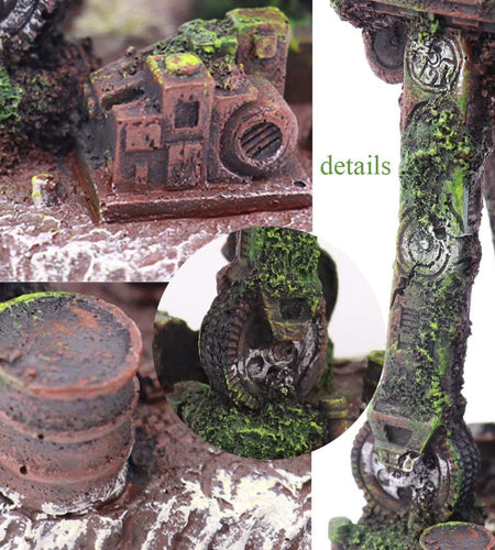 Robot Dog Cool Walking Land Tank Aquarium Ornament Fish Tank Decorations for Betta