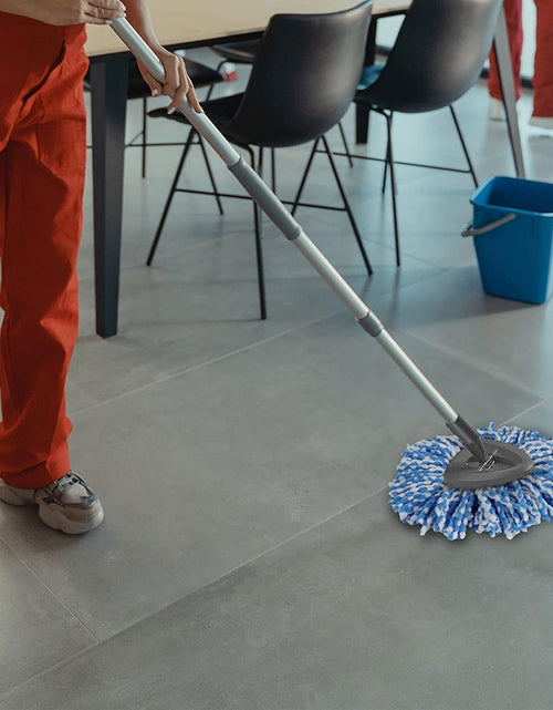 Load image into Gallery viewer, Easywring Spin Mop Refill - Mop Replacement Head,Microfiber Spin Mop Refills, Mop Easy Cleaning Floor Head Mop,Mops Head for Floor Cleaning (4 Pack Blue)
