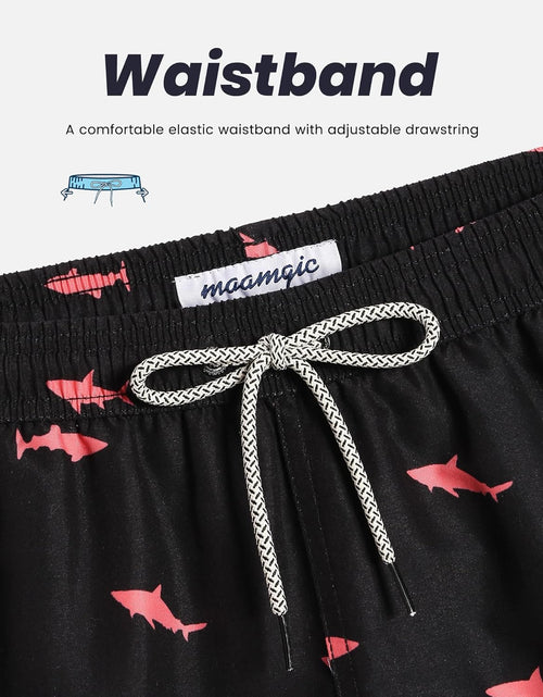 Load image into Gallery viewer, Mens Swim Trunks Quick Dry Swim Shorts with Mesh Lining Funny Swimwear Bathing Suits
