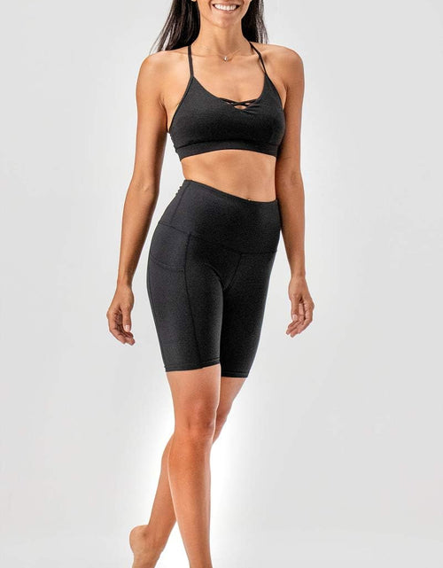 Load image into Gallery viewer, Women&#39;S 2-Pack High Waist Workout Yoga Running Exercise Shorts with Side Pockets
