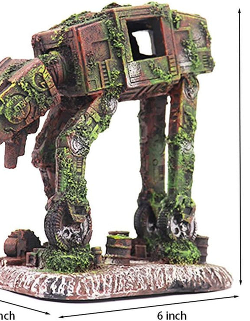 Load image into Gallery viewer, Robot Dog Cool Walking Land Tank Aquarium Ornament Fish Tank Decorations for Betta
