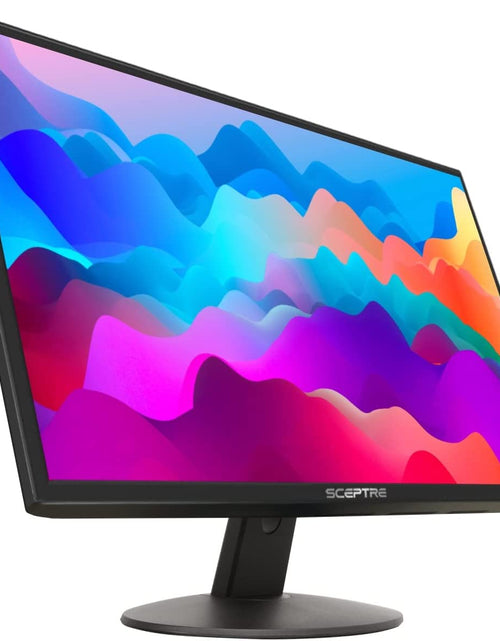 Load image into Gallery viewer, E249W-19203R 24-Inch FHD LED Gaming Monitor 2X HDMI VGA 75Hz Build-In Speakers, Machine Black
