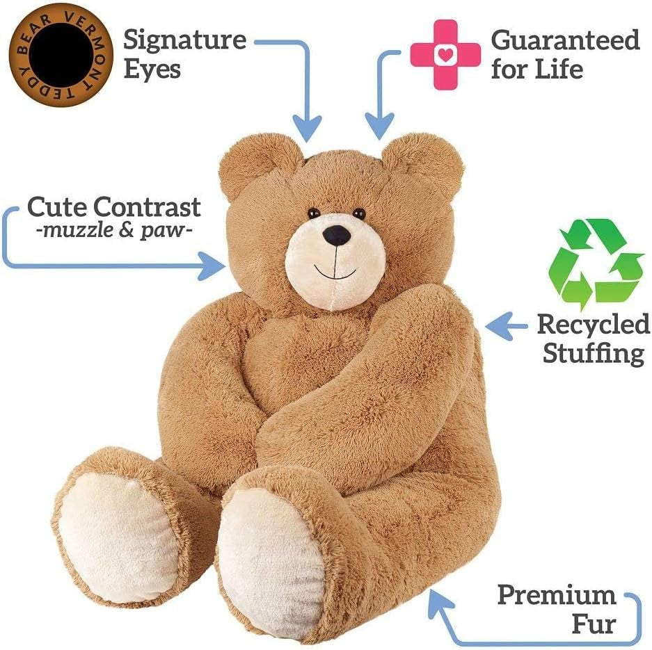 Giant Teddy Bear - Big Teddy Bear, 4 Foot, 48", 4 FT