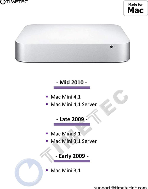 Load image into Gallery viewer, 4GB Compatible for Apple DDR3 1067Mhz / 1066Mhz PC3-8500 CL7 Dual Rank for Mac Book, Mac Book Pro, Imac, Mac Mini (Late 2008, Early/Mid/Late 2009, Mid 2010) SODIMM Memory MAC RAM Upgrade
