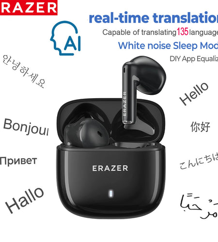[AI Translator Earphones]  Xt92Pro Bluetooth Earphones Real-Time Translate Earbuds Wireless Headphones for Travel Talking