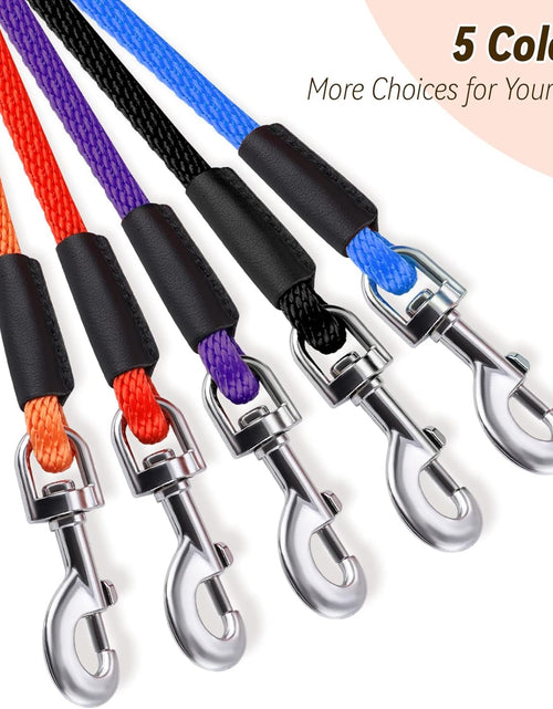 Load image into Gallery viewer, Check Cord Dog Leash Long Lead Training Tracking Line Comfortable Handle Heavy Duty Puppy Rope 10Ft 15Ft 30Ft 50Ft for Small Medium Large Dog
