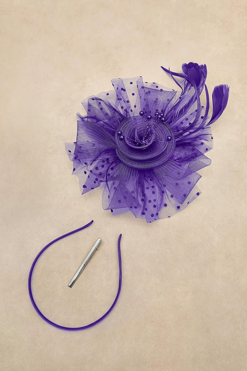 Fascinator Hats for Women Tea Party Hat Kentucky Fascinators Headband Derby Hats Wedding Carnival