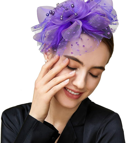 Fascinator Hats for Women Tea Party Hat Kentucky Fascinators Headband Derby Hats Wedding Carnival