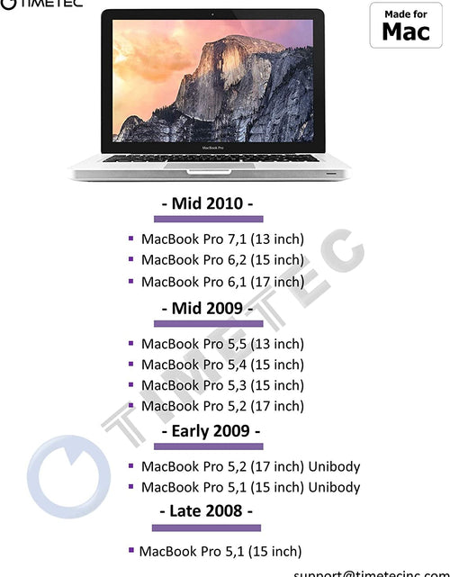 Load image into Gallery viewer, 4GB Compatible for Apple DDR3 1067Mhz / 1066Mhz PC3-8500 CL7 Dual Rank for Mac Book, Mac Book Pro, Imac, Mac Mini (Late 2008, Early/Mid/Late 2009, Mid 2010) SODIMM Memory MAC RAM Upgrade
