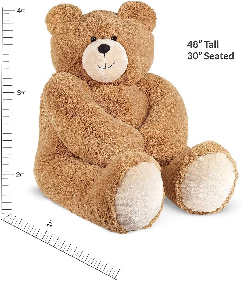 Giant Teddy Bear - Big Teddy Bear, 4 Foot, 48", 4 FT