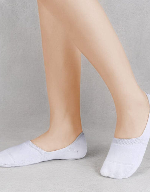 Load image into Gallery viewer, 6 Pairs Unisex Thick Cushion Athletic Cotton Non Slip Low Cut Flat Liner No Show Socks
