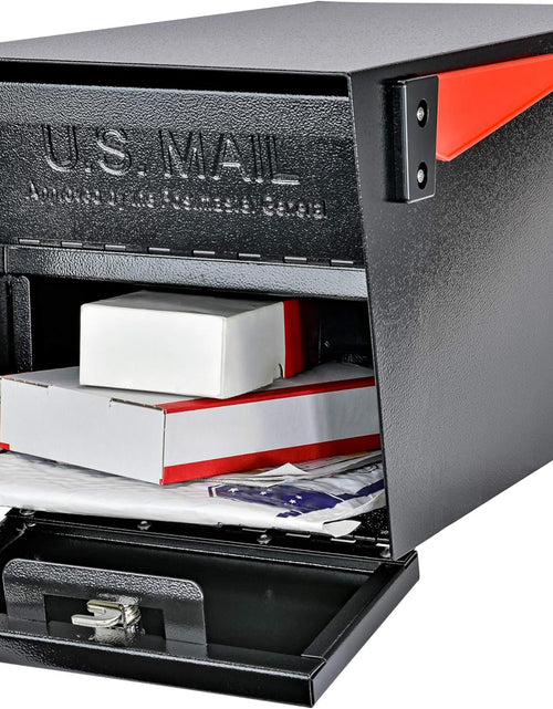 Load image into Gallery viewer, 7506 Mail Manager Curbside Locking Security Mailbox, Black,Large

