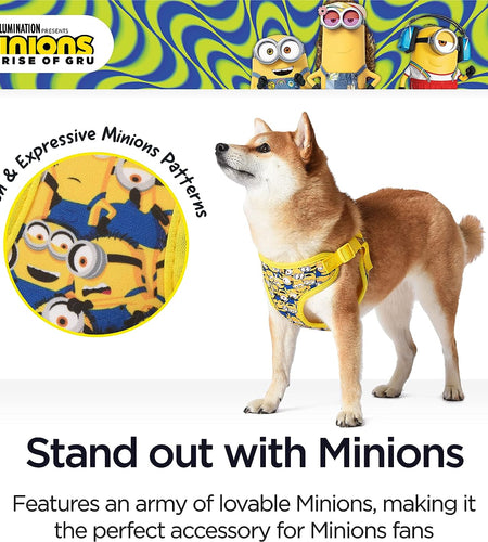 the Rise of Gru Dog Harness, Yellow Dog Harness - More than a Minion No Pull Dog Harness - Puppy Harness,  Dog Harness,  Harness, Despicable Me Dog Harness, Dog Gru Harness