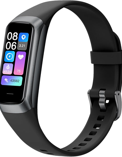 Load image into Gallery viewer, Keep Health Fitness Trackers for Women Men, Amoled Fitness Tracker for Android&amp;Ios, Alarm Stopwatch Fitness Tracker with Blood Pressure Monitor, Calories Burned IP68 Waterproof Fitness Step Tracker
