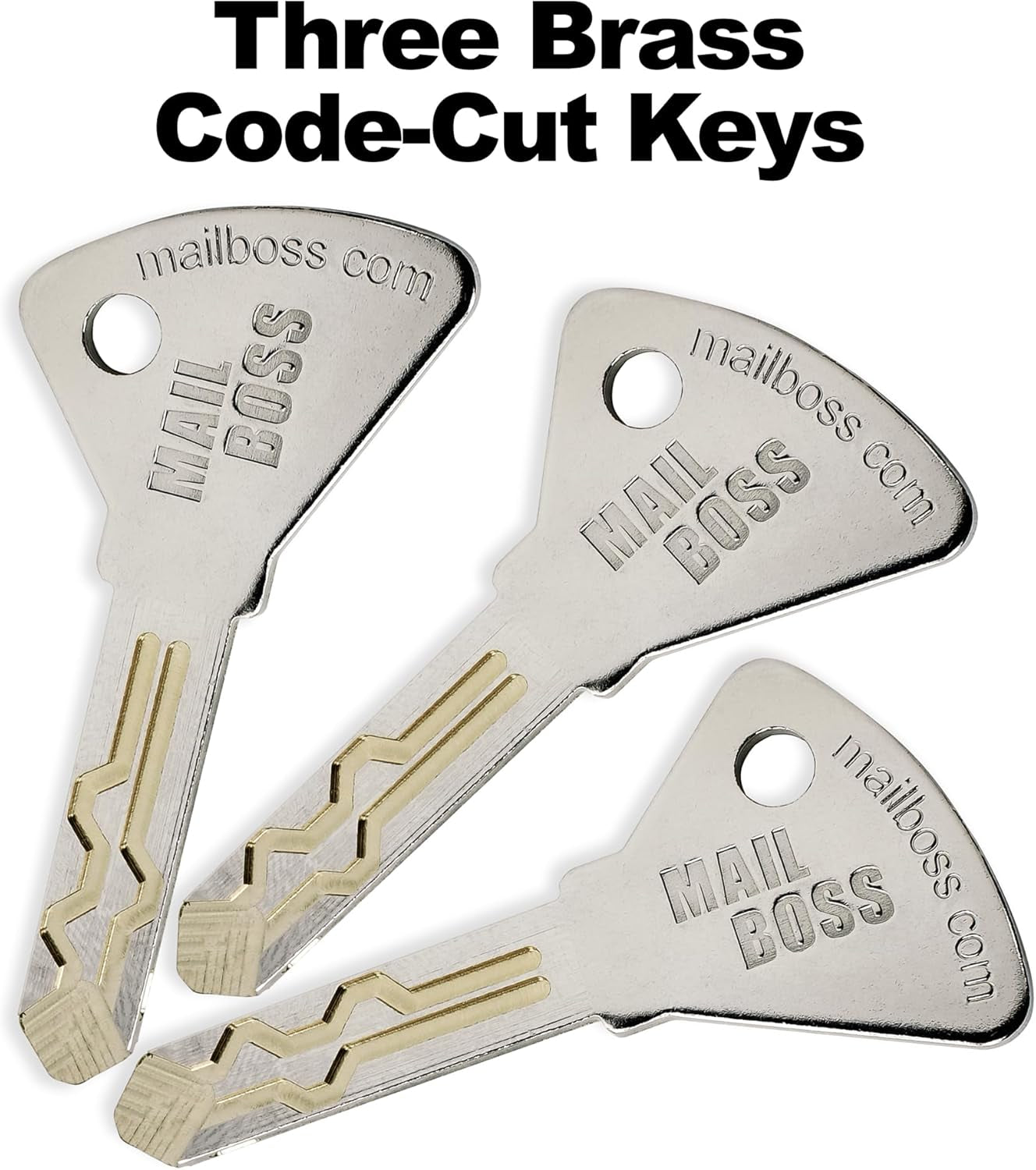 7506 Mail Manager Curbside Locking Security Mailbox, Black,Large