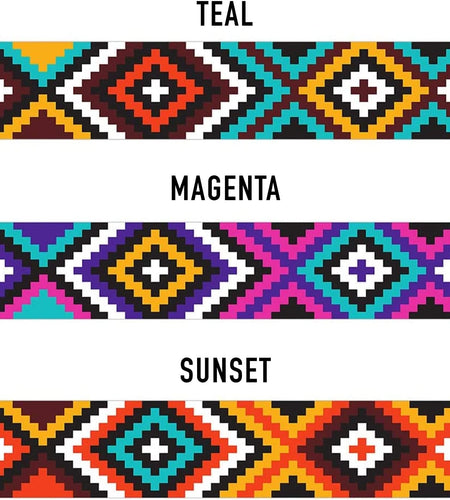 Aztec Dog Collar Adjustable Nylon Tribal Pattern Geometric Pet Collars for Dogs Small Medium Large Puppy