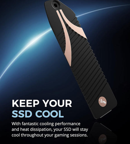 2TB Rocket 4 plus Nvme 4.0 Gen4 Pcie M.2 Internal Extreme Performance SSD + M.2 Nvme Heatsink for the PS5 Console (SB-RKT4P-PSHS-2TB)