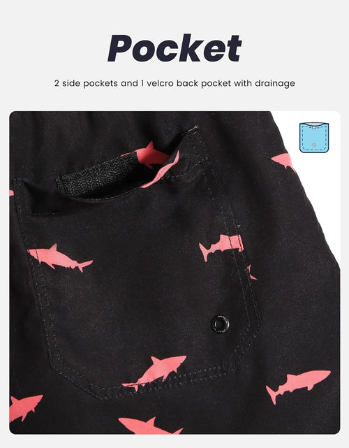 Load image into Gallery viewer, Mens Swim Trunks Quick Dry Swim Shorts with Mesh Lining Funny Swimwear Bathing Suits
