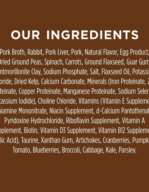 Load image into Gallery viewer, Grain Free Minced Recipe with Real Rabbit Natural Wet Cat Food, 3.5 Oz. Cups (Case of 12)
