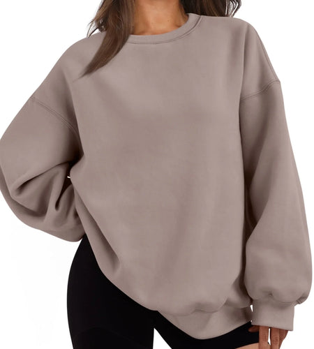 Oversized Sweatshirts for Women Crewneck Y2K Hoodies Sweaters Casual Tops Comfy Fall Fashion Pullover Outfits Winter Clothes
