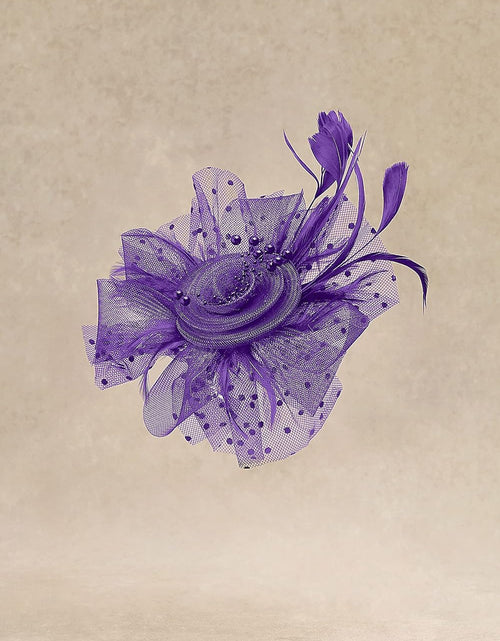 Load image into Gallery viewer, Fascinator Hats for Women Tea Party Hat Kentucky Fascinators Headband Derby Hats Wedding Carnival
