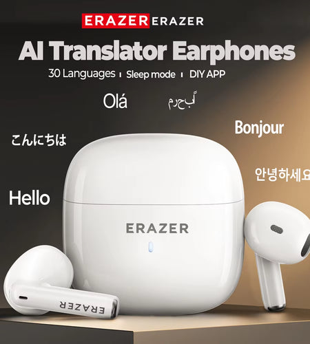 [AI Translator Earphones]  Xt92Pro Bluetooth Earphones Real-Time Translate Earbuds Wireless Headphones for Travel Talking