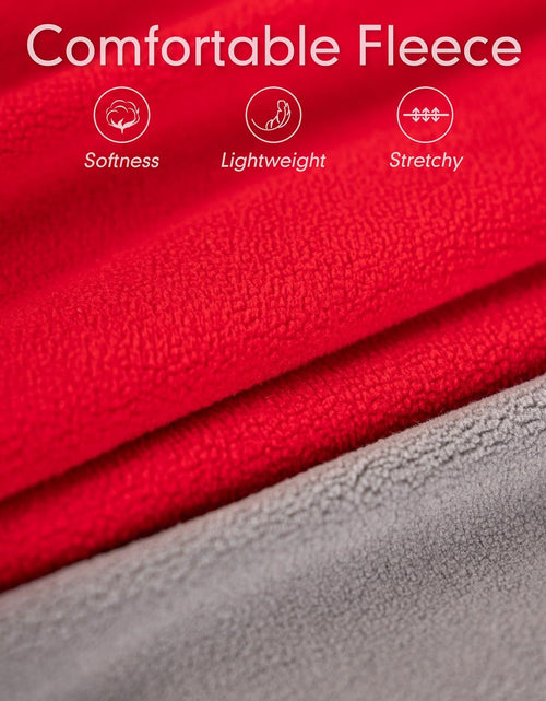 Load image into Gallery viewer, 2 Pack Dog Sweater Sweatshirt Stretchy Fleece Vest Pullover Dog Jacket with Reflective Stripe Lightweight Pet Coats Dog Sweaters for Small Dogs Grey &amp; Red
