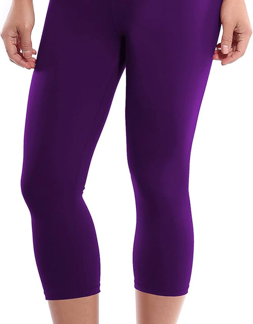 Load image into Gallery viewer, 19&quot; Basic/Out Pockets High Waist Yoga Pants Women Workout Running Leggings Tummy Control
