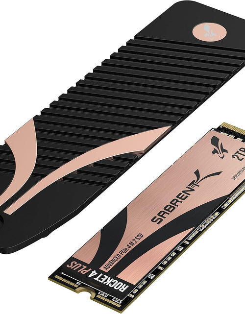 Load image into Gallery viewer, 2TB Rocket 4 plus Nvme 4.0 Gen4 Pcie M.2 Internal Extreme Performance SSD + M.2 Nvme Heatsink for the PS5 Console (SB-RKT4P-PSHS-2TB)
