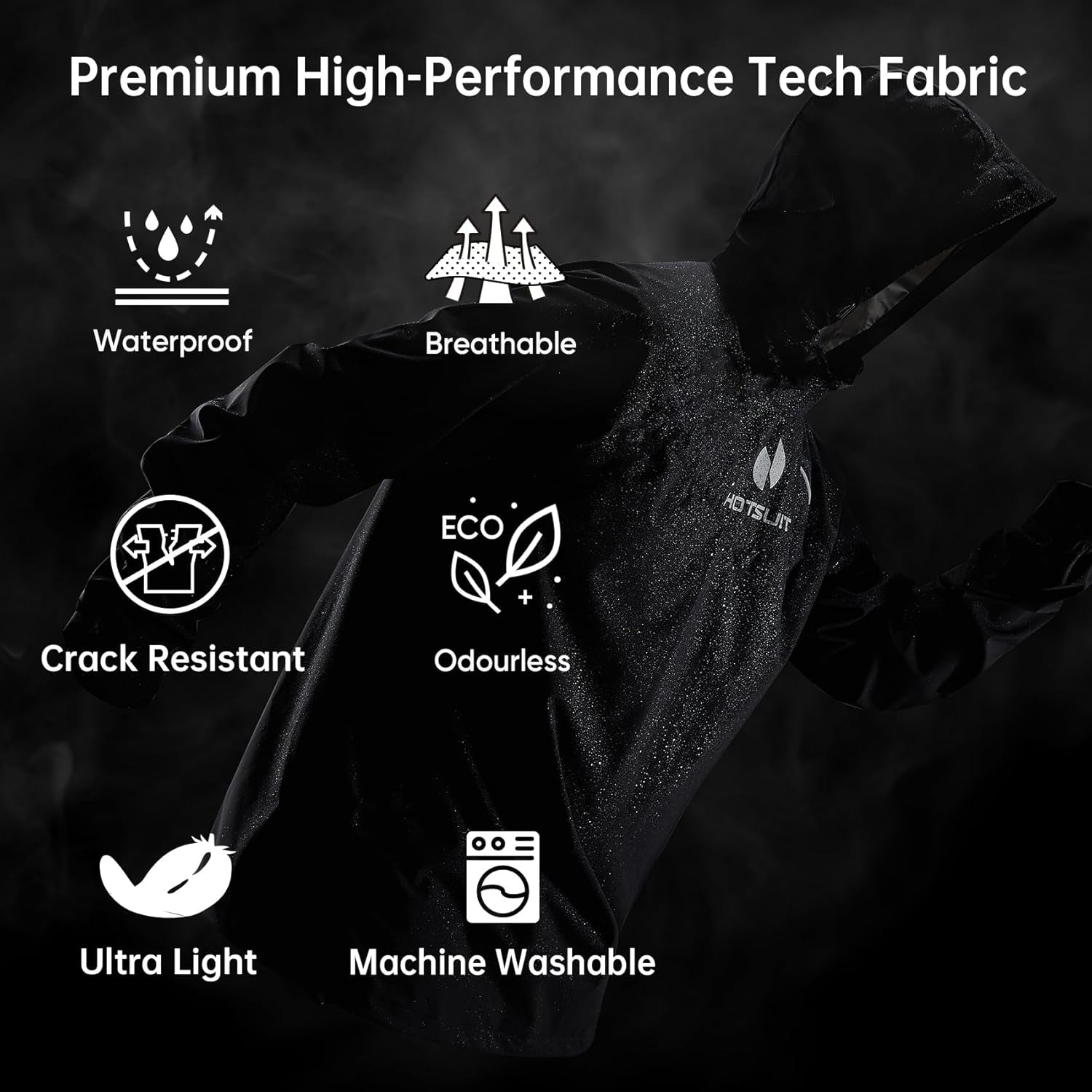 Sauna Suit Jacket Men Weight Loss Gym Exercise Sweat Suits Gym Workout