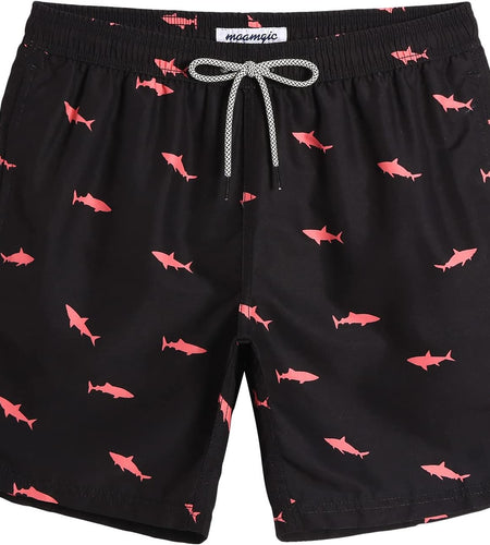 Mens Swim Trunks Quick Dry Swim Shorts with Mesh Lining Funny Swimwear Bathing Suits